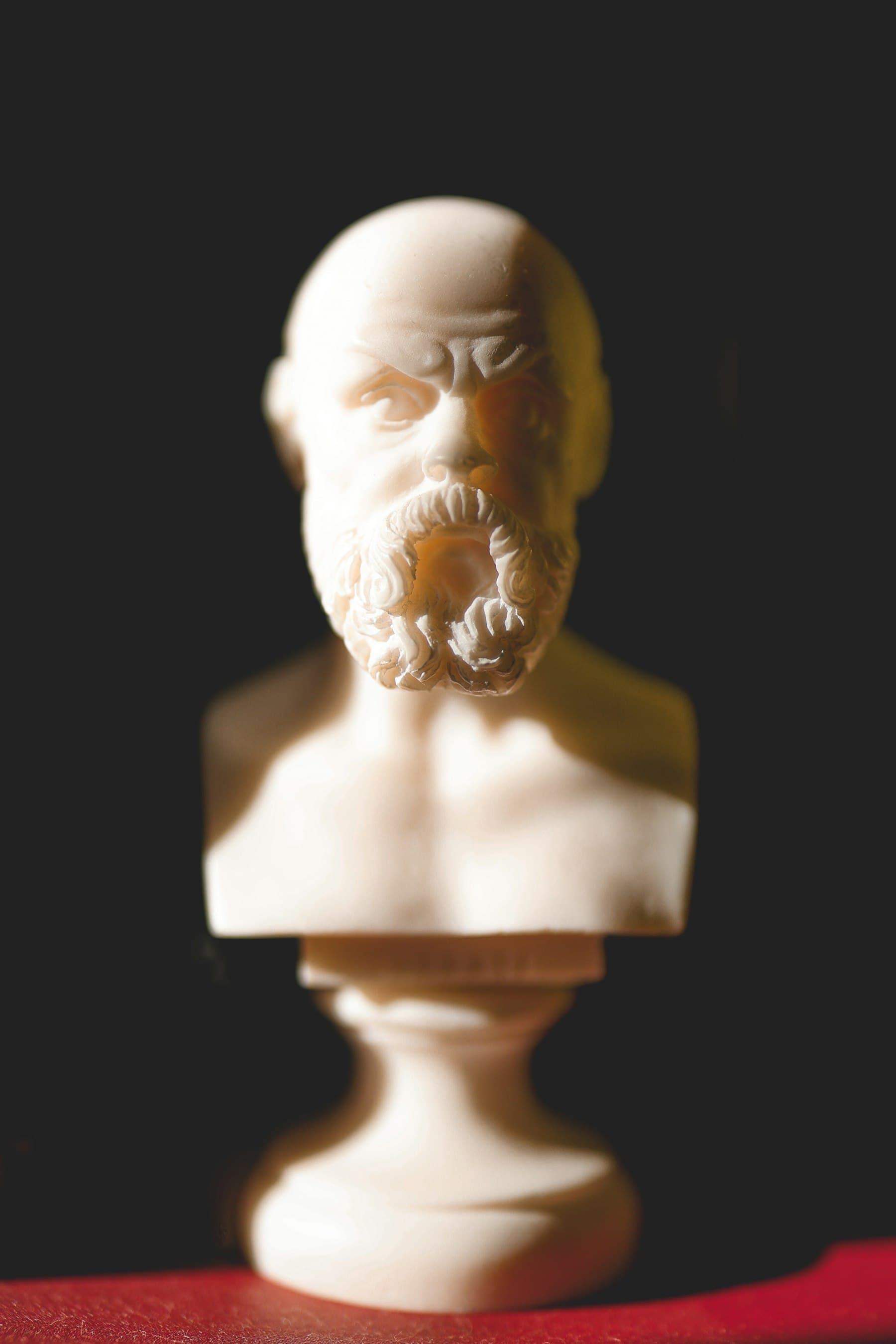 Marble bust of Socrates
